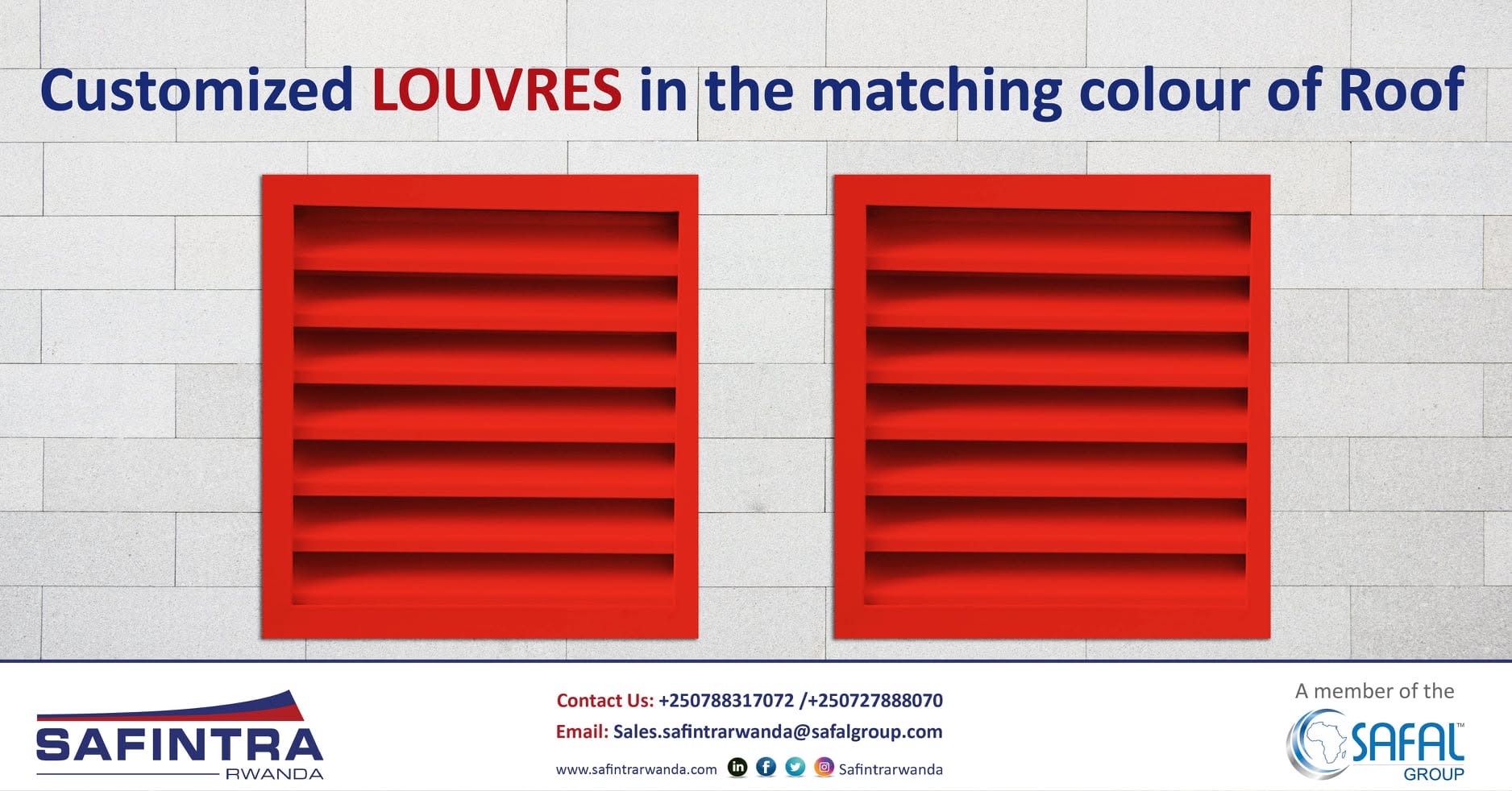 Safintra Fixed Louvers - main image