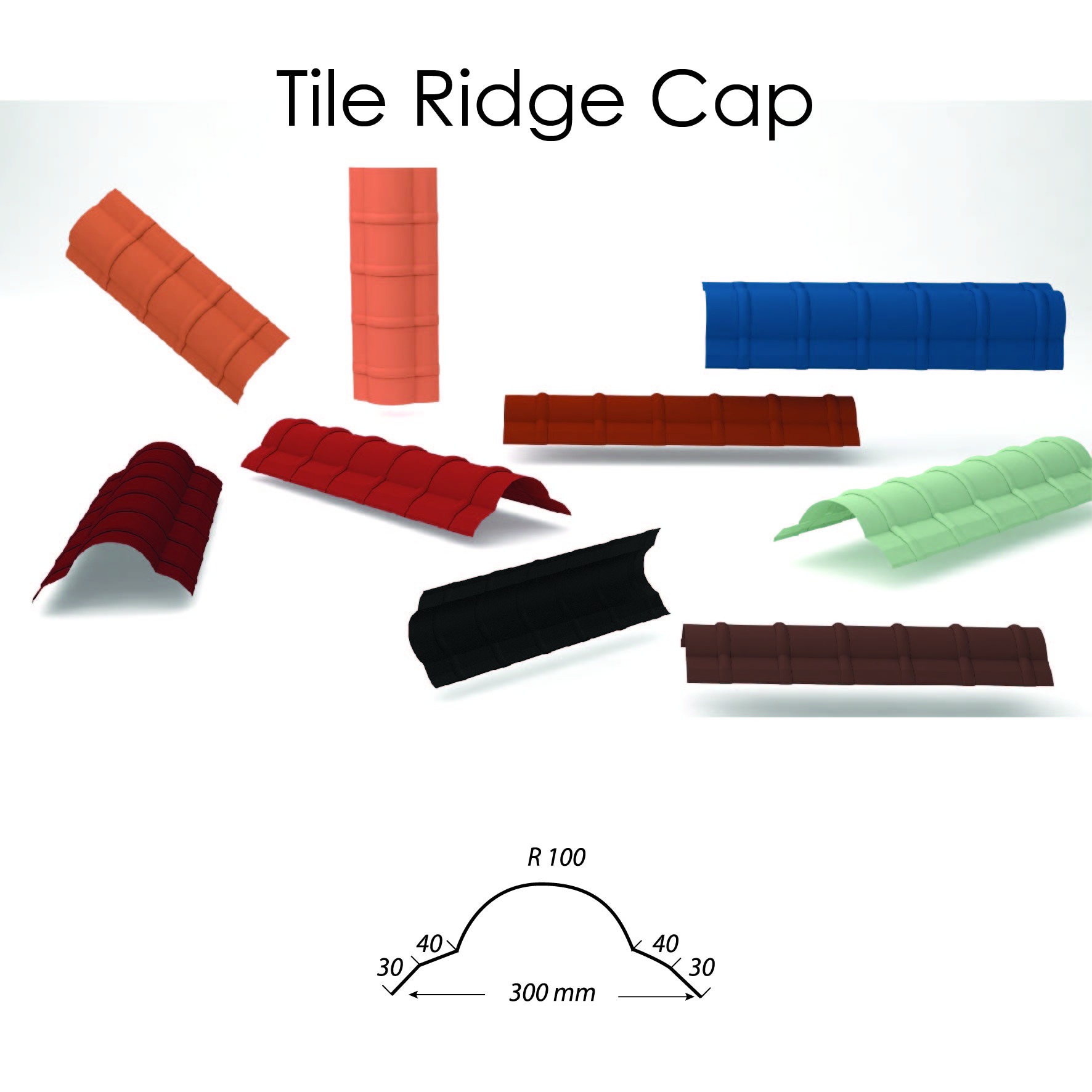 Tile Ridge Cap - image 2