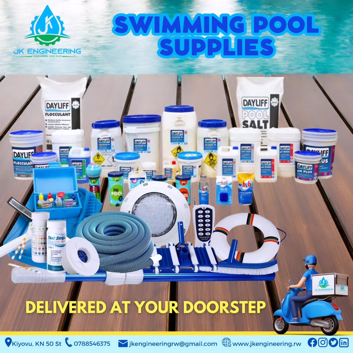 swimming pool materials - main image