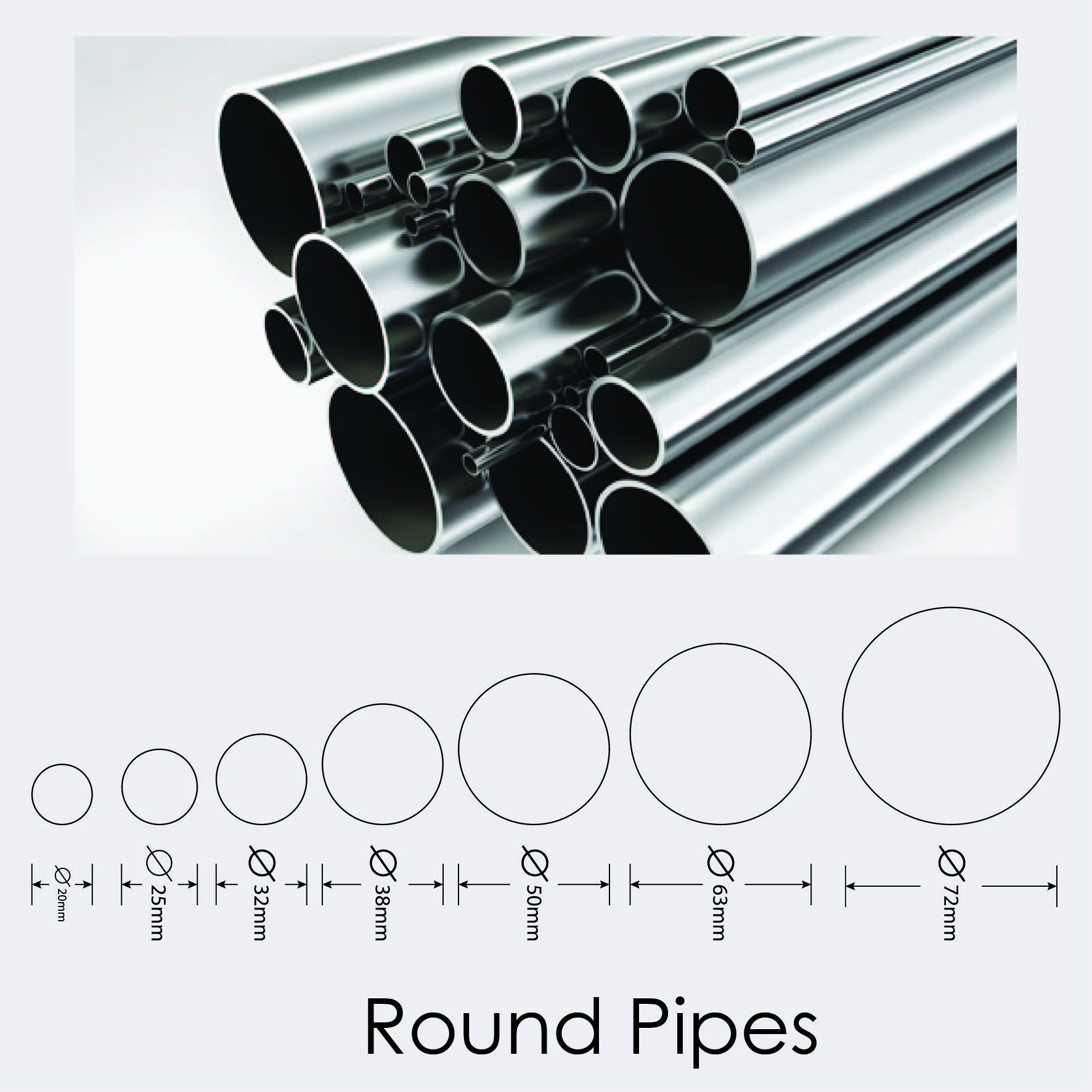 Mild Steel (MS) Round Pipes - image 2