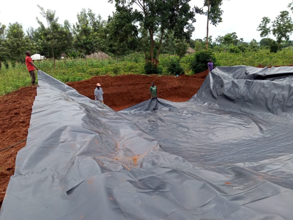 Damsheet installation - main image