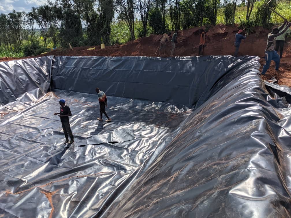 Damsheet installation - main image